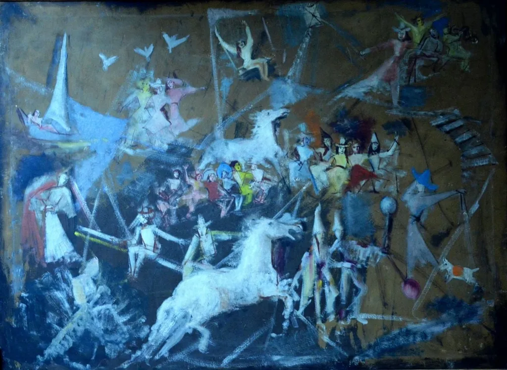 Circul, by Magdalena Rădulescu, unspecified, 1952