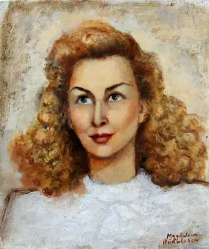 Portret (Cella Serghi), by Magdalena Rădulescu