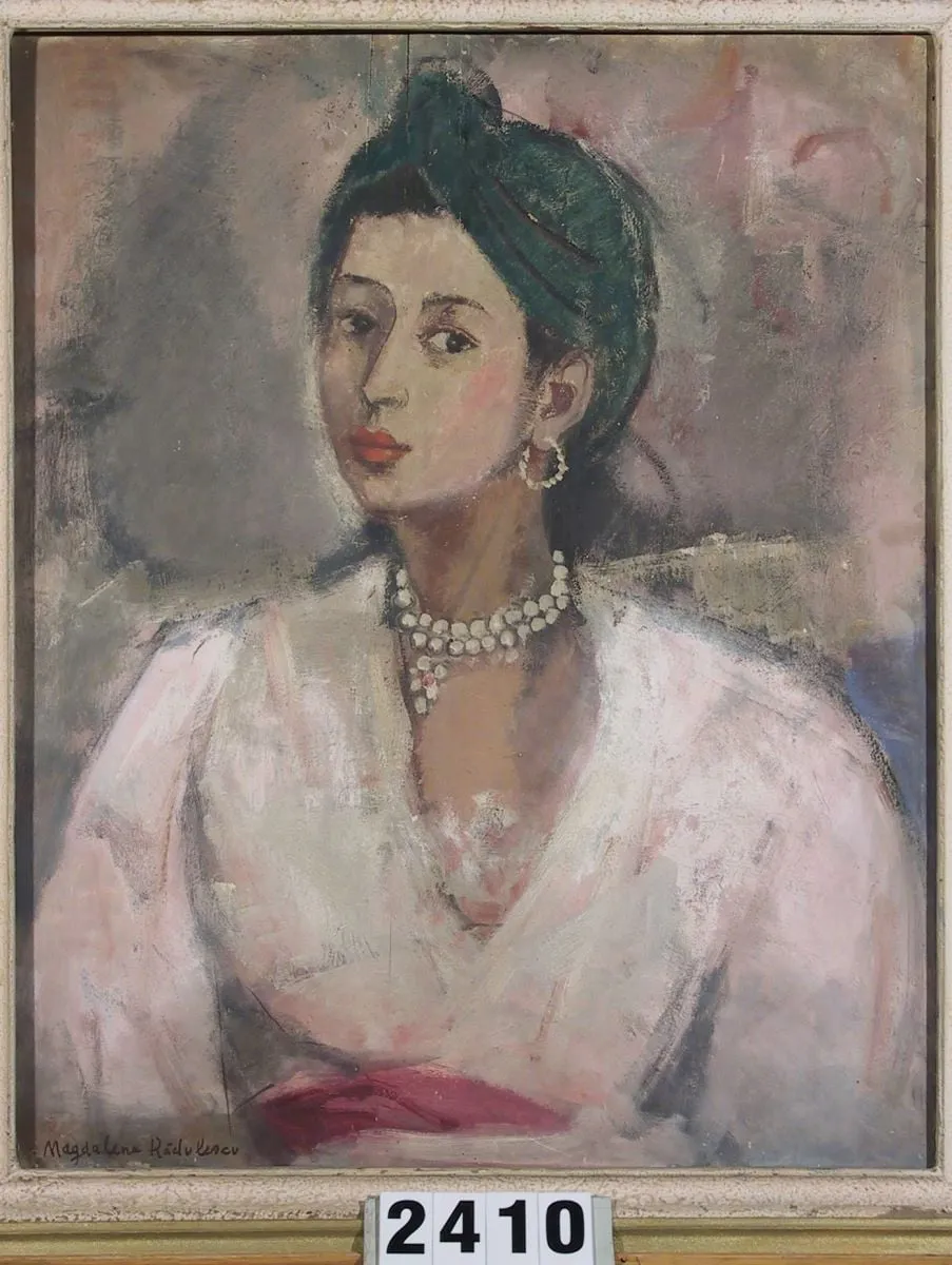 Portret de balerină, by Magdalena Rădulescu, 1952