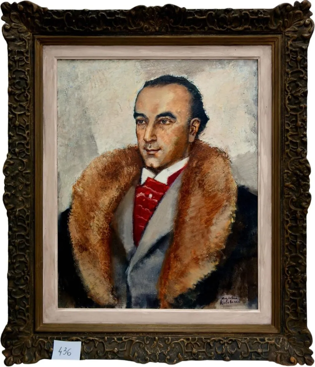 Victor Eftimiu, by Magdalena Rădulescu, unspecified, 1940