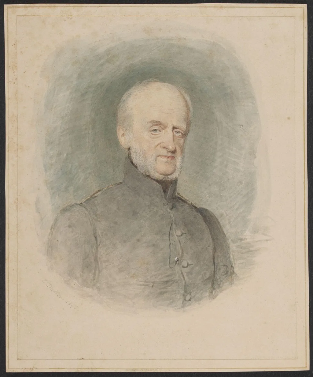 Portrait of Captain Henry Robert Cole, by Magdalena Ross, watercolor, 1845