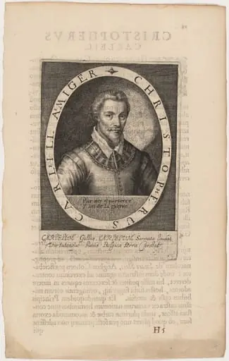 Christopher Carleill, by Magdalena van de Passe