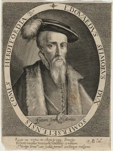 Edward Seymour, First Duke of Somerset, by Magdalena van de Passe