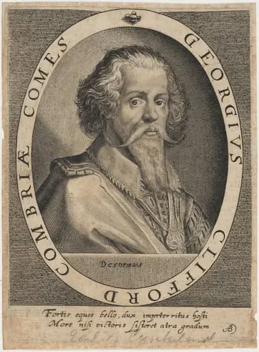 George Clifford, Third Earl of Cumberland, by Magdalena van de Passe
