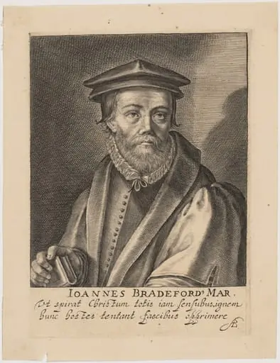 John Bradford, Protestant Martyr, by Magdalena van de Passe