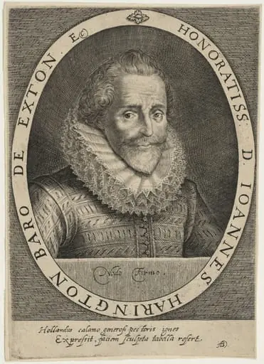 John Harington, First Baron of Exton, by Magdalena van de Passe