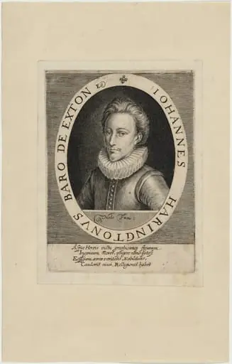 John Harington, Second Baron of Exton, by Magdalena van de Passe