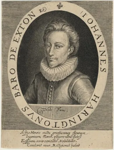 John Harington, Second Baron of Exton, by Magdalena van de Passe