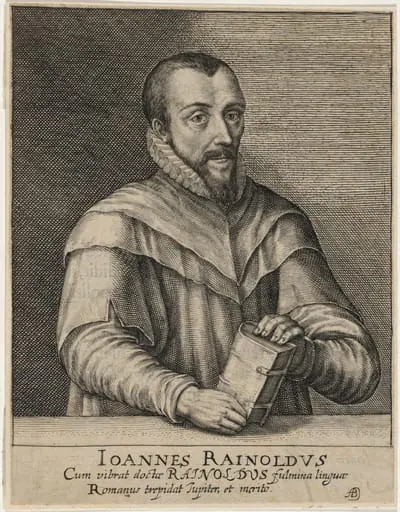 John Rainolds, President of Corpus College Osford, and Dean of Lincoln, by Magdalena van de Passe
