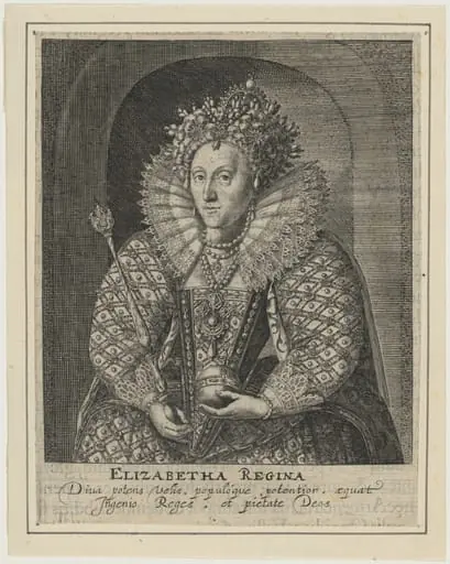 Queen Elizabeth, by Magdalena van de Passe