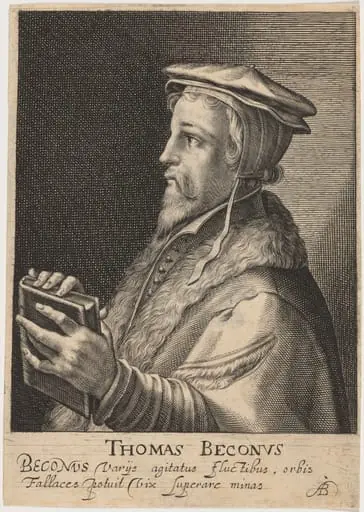 Thomas Becon, Protestant Divine, by Magdalena van de Passe