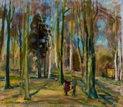 Aihe Kaivopuistosta, by Magnus Enckell