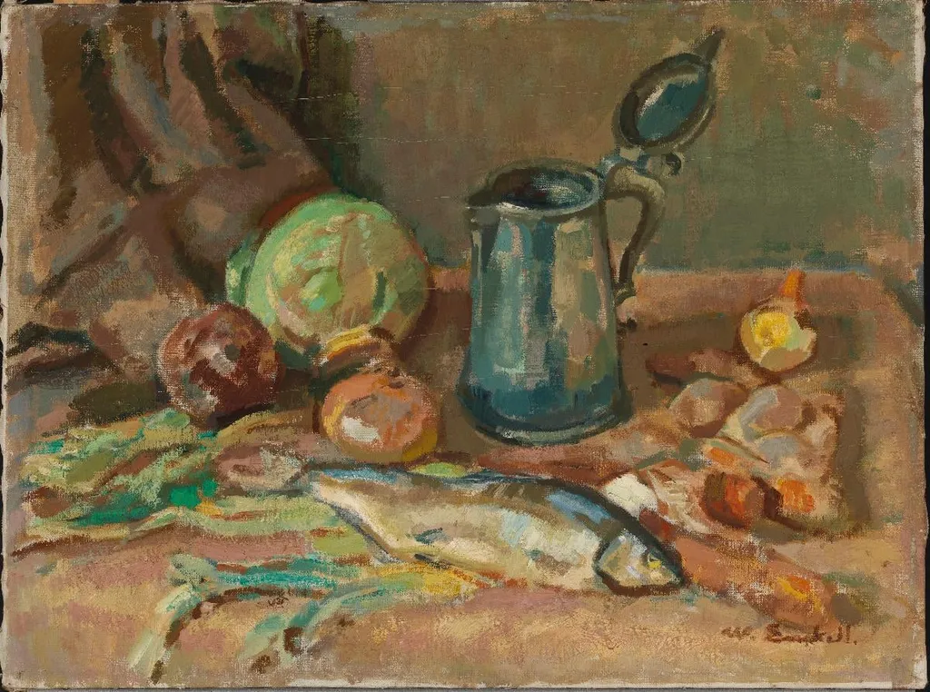 Asetelma, by Magnus Enckell, unspecified