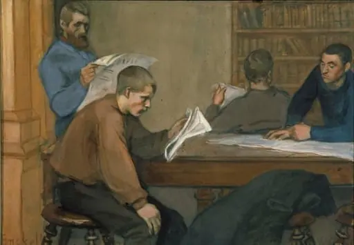 Lukusali, by Magnus Enckell