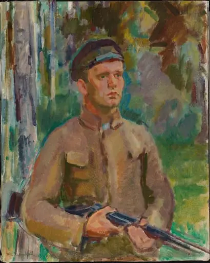 Metsästäjä (metsänhoitaja Gunnar Arnkil), by Magnus Enckell