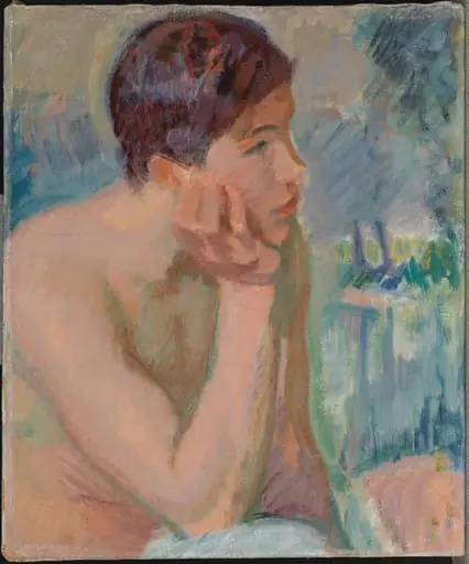 Mietteissä, by Magnus Enckell