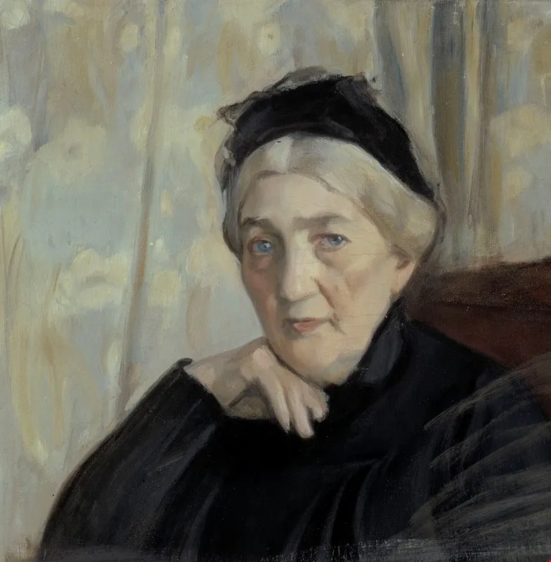Mother of the Artist, by Magnus Enckell, oil, 1904