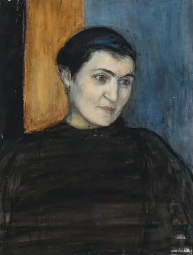 Musta madonna, by Magnus Enckell
