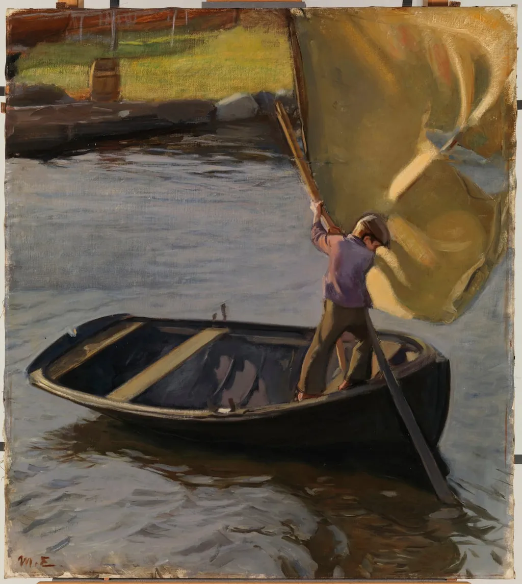 Poika ja purje, by Magnus Enckell, unspecified