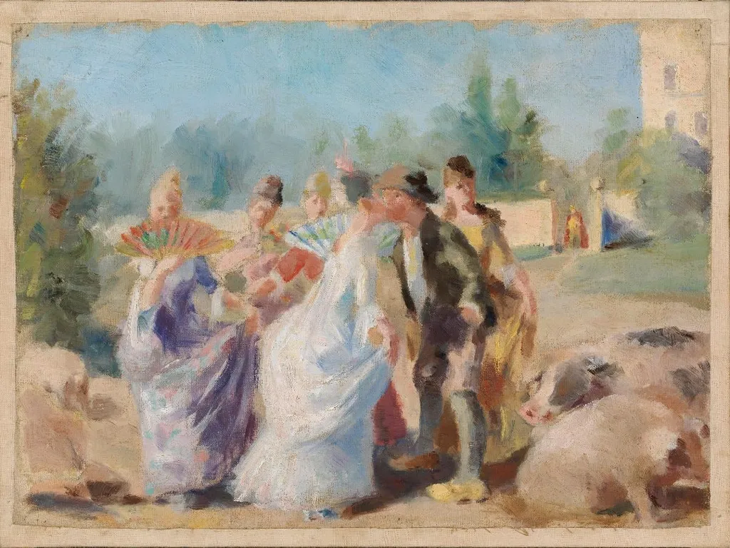 Prinsessa ja sikopaimen, by Magnus Enckell, unspecified