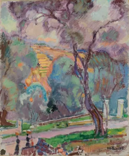 Puistokuva San Remosta, by Magnus Enckell