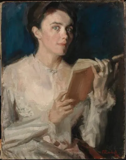 Rouva E. Gadolin-Lagervallin muotokuva, by Magnus Enckell