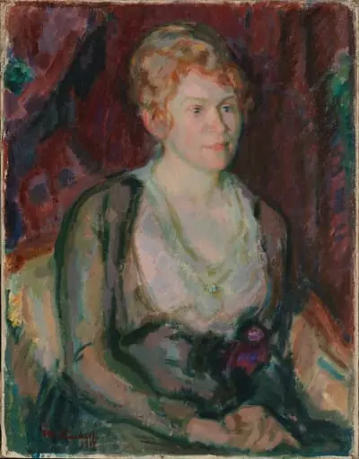 Rva Agda Vilénin muotokuva, by Magnus Enckell