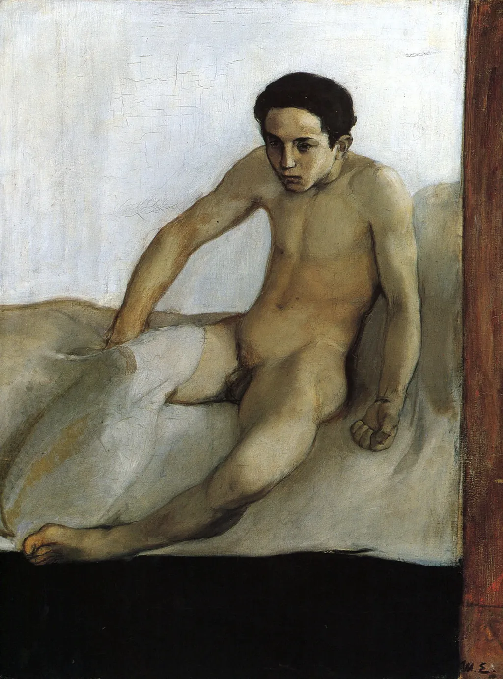 The Awakening, by Magnus Enckell, oil, 1898