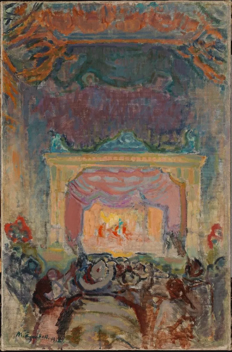 Varieteeteatteri Pariisissa, by Magnus Enckell, unspecified