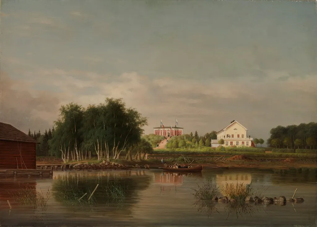 Honkolan kartano Urjalassa, by Magnus von Wright, unspecified