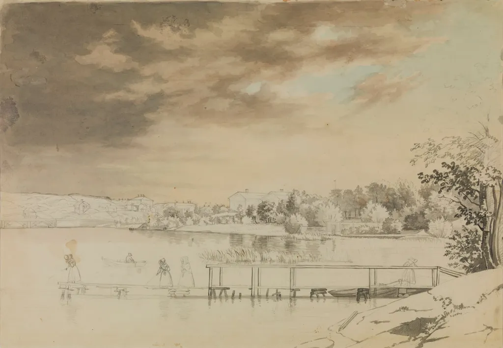 Kaisaniemenlahti, keskeneräinen teos, by Magnus von Wright