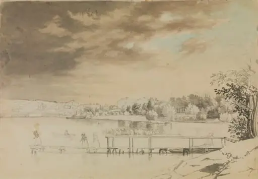 Kaisaniemenlahti, keskeneräinen teos, by Magnus von Wright