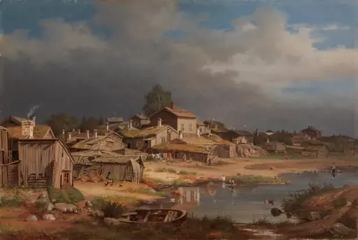 Katajanokalta, by Magnus von Wright