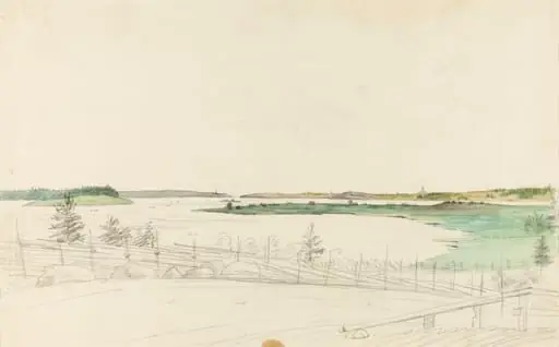 Vanhankaupungin lahti, by Magnus von Wright