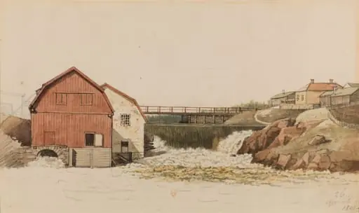 Vanhankaupunginkoski, by Magnus von Wright