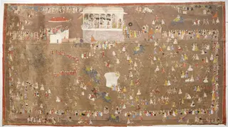 Maharana Sangram Singh of Udaipur Entertaining Members of the Dutch East India Company led by Johan Josua Ketelaar in 1711