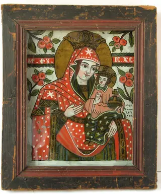 Maica Domnului cu Pruncul Iisus Hristos în brațe
