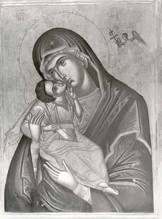 Maica Domnului cu Pruncul - Țealovanie