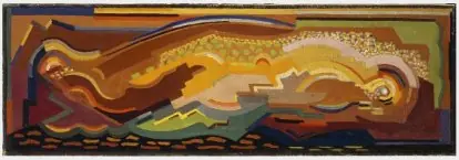 An Abstract Composition, by Mainie Harriet Jellett