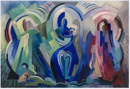 The Virgin of Éire, by Mainie Harriet Jellett, oil, 1930