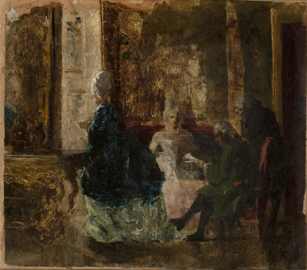 Costume Scene, by Maksymilian Gierymski, unspecified, 1870