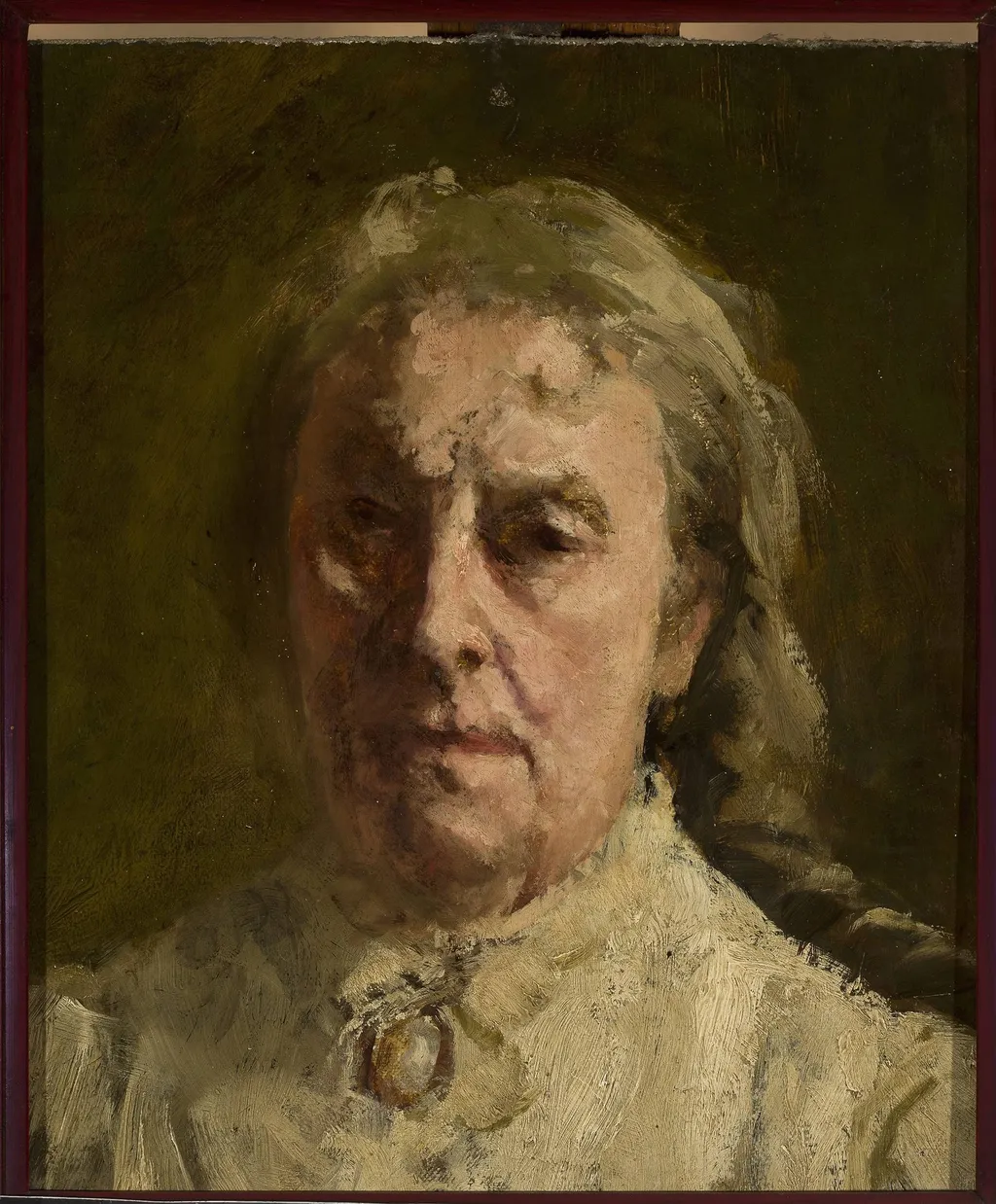 Head of a woman, by Maksymilian Gierymski, unspecified, 1870