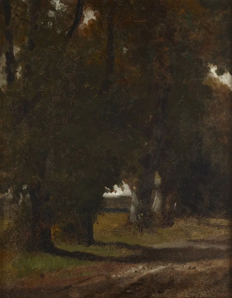 Road Among Trees, by Maksymilian Gierymski