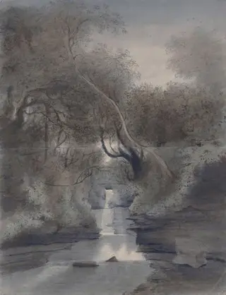 Waterfall on the Clydach, near Abergavenny