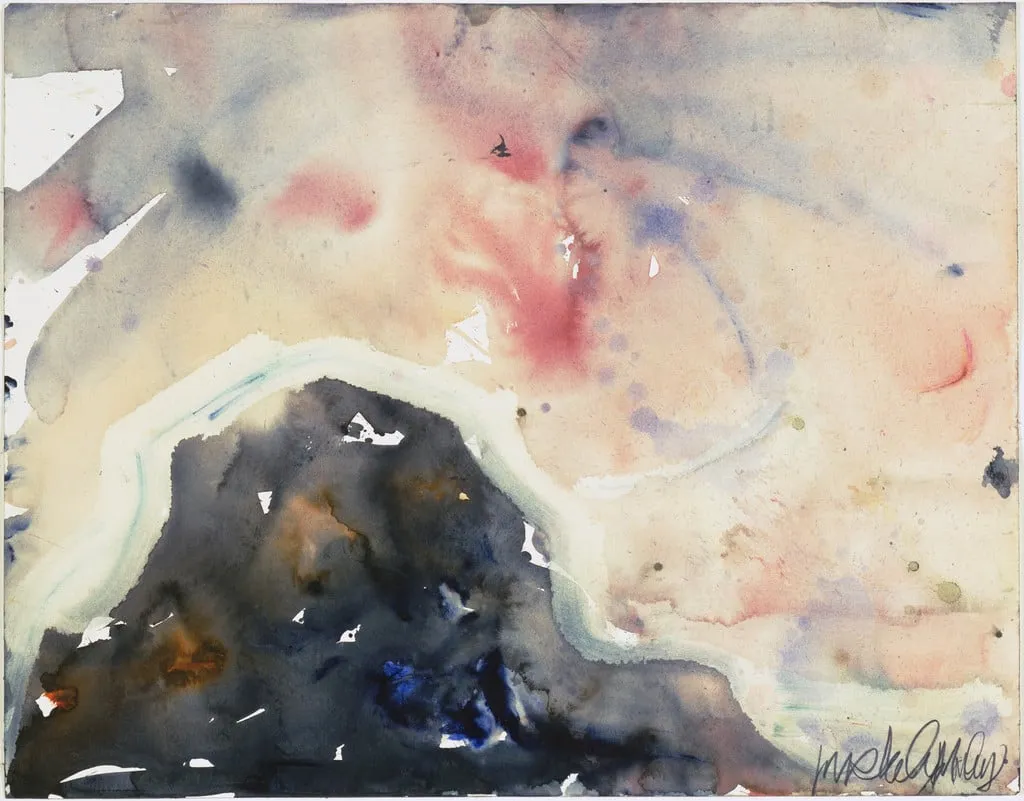 Untitled, by Malcolm Morley, watercolor, 1983