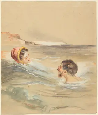 Male and Female Bathers