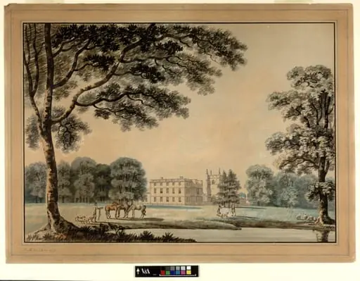A Country House and Park, probably Norton Hall, near Sheffield, by Malton