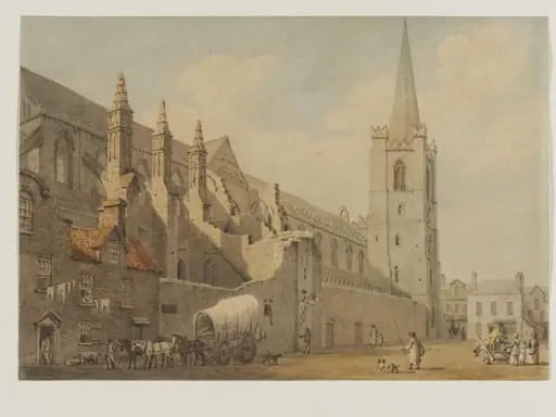 St Patrick's Cathedral, Dublin, by Malton