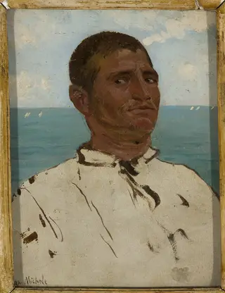 Man against the sea – Sudanese
