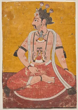 Man Dhata in Yogi Position